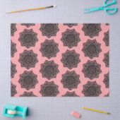 GOTHIC SUN Black Pink Celtic Knobbelpapier Tissuepapier (Craft)