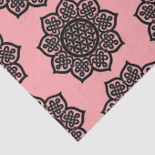 GOTHIC SUN Black Pink Celtic Knobbelpapier Tissuepapier (Detail)