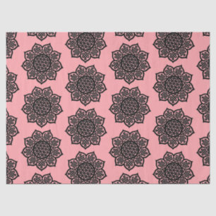 GOTHIC SUN Black Pink Celtic Knobbelpapier Tissuepapier