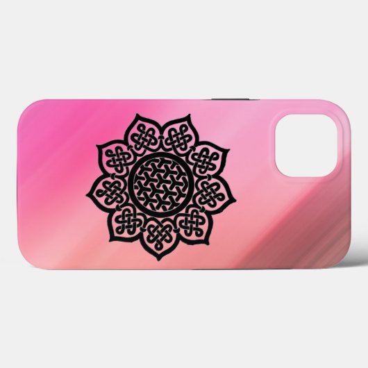 GOTHIC SUN Black Pink Celtic Knoins Case-Mate iPhone Case (Achterkant (horizontaal))