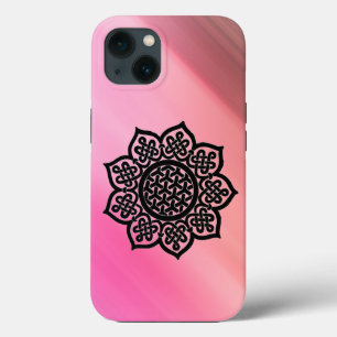 GOTHIC SUN Black Pink Celtic Knoins Case-Mate iPhone Case