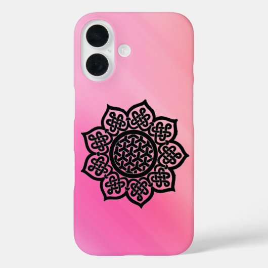 GOTHIC SUN Black Pink Celtic Knoins Case-Mate iPhone Case (Achterkant)