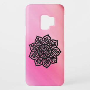 GOTHIC SUN Black Pink Celtic Knoins Case-Mate Samsung Galaxy S9 Hoesje