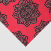 GOTHIC SUN Black Red Celtic Knols Tissuepapier (Detail)