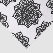 GOTHIC SUN Black White Celtic Knoks Tissuepapier (Detail)