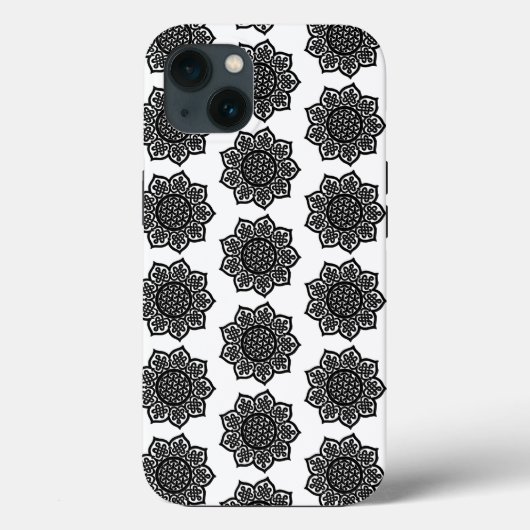 GOTHIC SUN Black White Celtic Knots Hoesje-Mate iP Case-Mate iPhone Case (Achterkant)