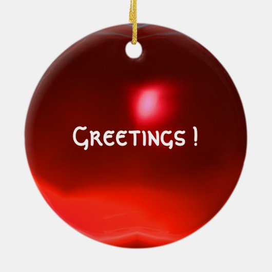 GOTHIC SUN Blue Sapphire, Red Ruby Pareltjes Keramisch Ornament (Achterkant)