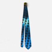 GOTHIC SUN CELTIC KNOTS Aqua Blue Stropdas (Achterkant)