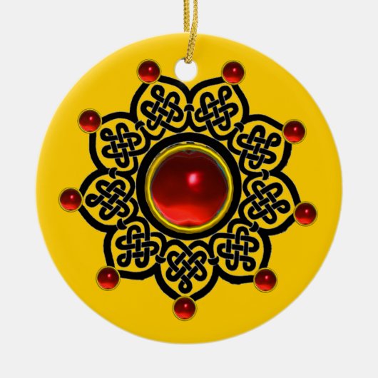 GOTHIC SUN GEM KERAMISCH ORNAMENT (Voorkant)