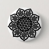 GOTHIC SUN RONDE BUTTON 5,7 CM (Voorkant)