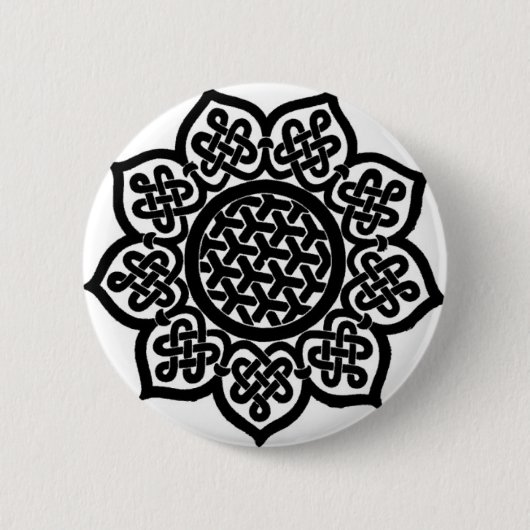 GOTHIC SUN RONDE BUTTON 5,7 CM (Voorkant)