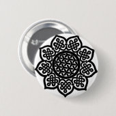 GOTHIC SUN RONDE BUTTON 5,7 CM (Voorkant /achterkant)