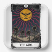 Gothic Sun Tarot Papieren Bordje (Voorkant)