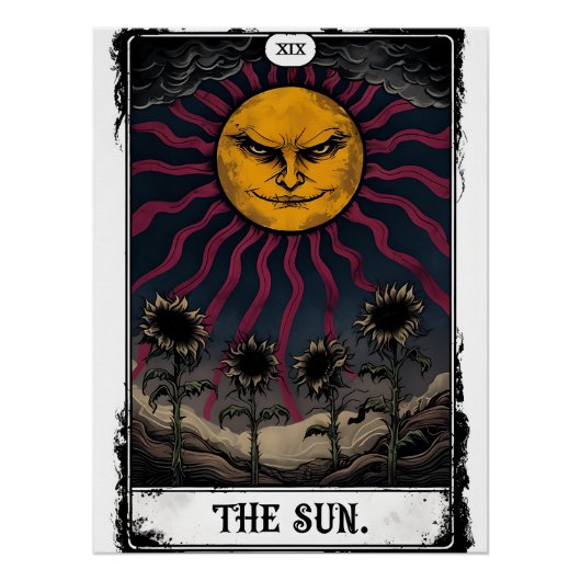 Gothic Sun Tarot Perfect Poster (Voorkant)