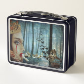 Gothic Surreal Unieke Collage Sad Queen of Hearts (Achterkant)