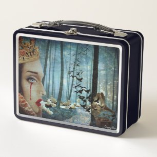 Gothic Surreal Unieke Collage Sad Queen of Hearts
