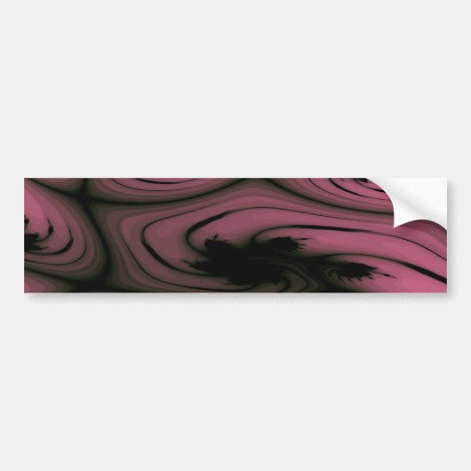 Gothic Swirls Bumpersticker (Voorkant)