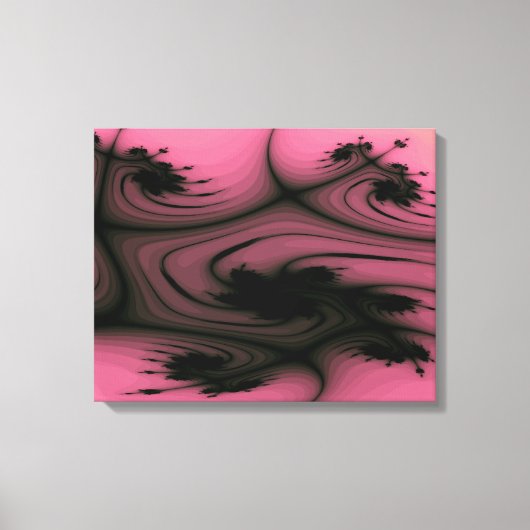 Gothic Swirls Canvas Print (Voorkant)