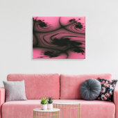 Gothic Swirls Canvas Print (Insitu (Woonkamer))