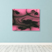 Gothic Swirls Canvas Print (Insitu (Houten vloer))