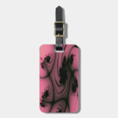 Gothic Swirls Custom Bagagelabel (Voorkant verticaal)