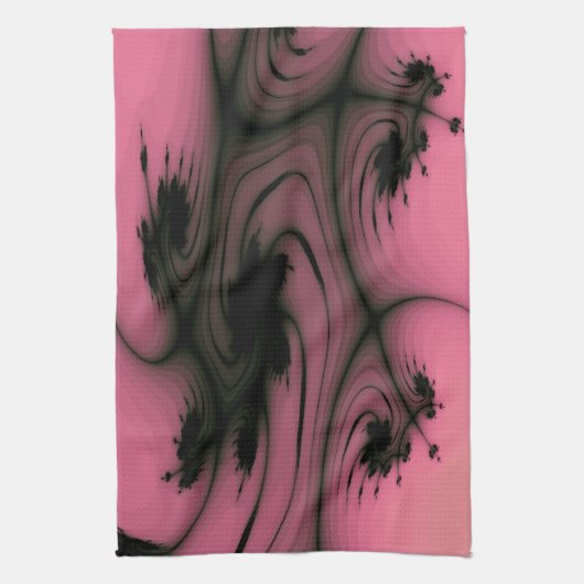 Gothic Swirls Kitchen Towel Theedoek (Verticaal)