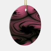 Gothic Swirls Medallion Keramisch Ornament (Rechts)