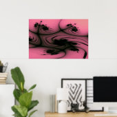 Gothic Swirls Print (Thuiskantoor)