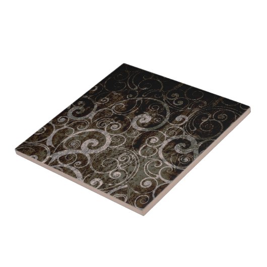 Gothic Swirls Tegeltje (Zijkant)
