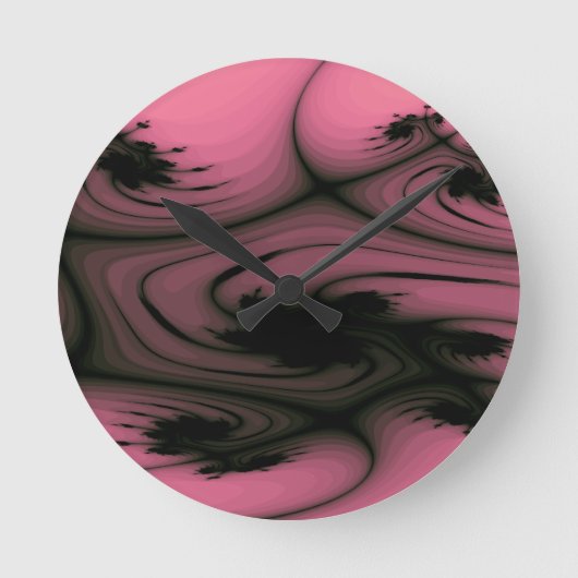 Gothic Swirls Wall klok (Voorkant)