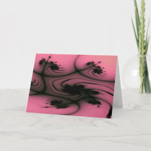 Gothic Swirls-Wenskaart Kaart