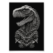 Gothic T-Rex Dinosaur Foto Afdruk (Voorkant)