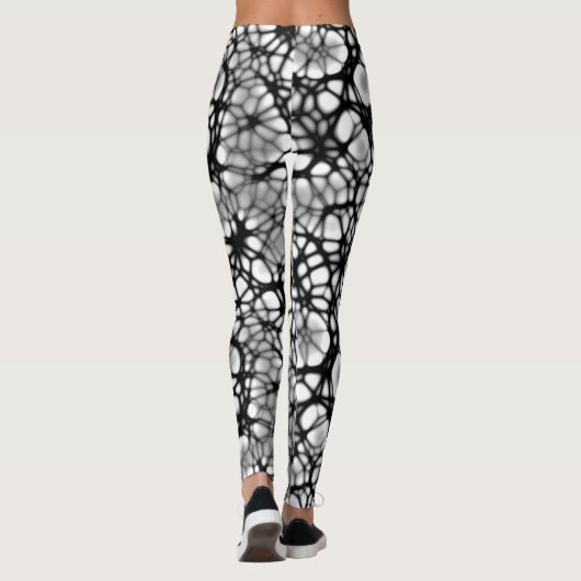 Gothic Tangled Web-Leggings Leggings (Achterkant)