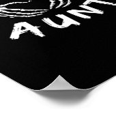 Gothic Tante Funny Emo Tante Punk Schattige Skelet Poster (Hoek)