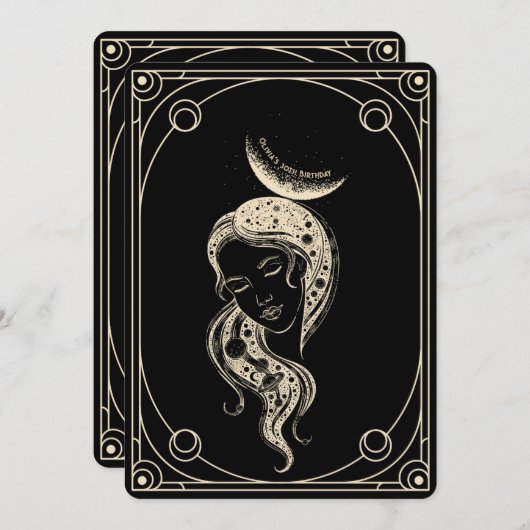 Gothic, Tarot kaart elke leeftijd verjaardag uitno (Voorkant / Achterkant)