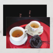 Gothic Tea Party Kaart (Voorkant / Achterkant)