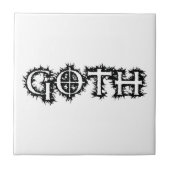 Gothic Tegeltje (Voorkant)