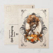 Gothic Thanksgiving Briefkaart (Voorkant / Achterkant)