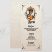 Gothic Thanksgiving Flat Menu (Voorkant / Achterkant)