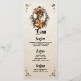 Gothic Thanksgiving Flat Menu