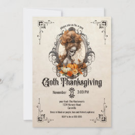 Gothic Thanksgiving Kaart