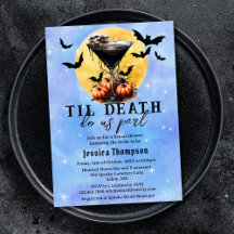 Gothic Til Death Do Us Part Martini Vrijgezellenfe