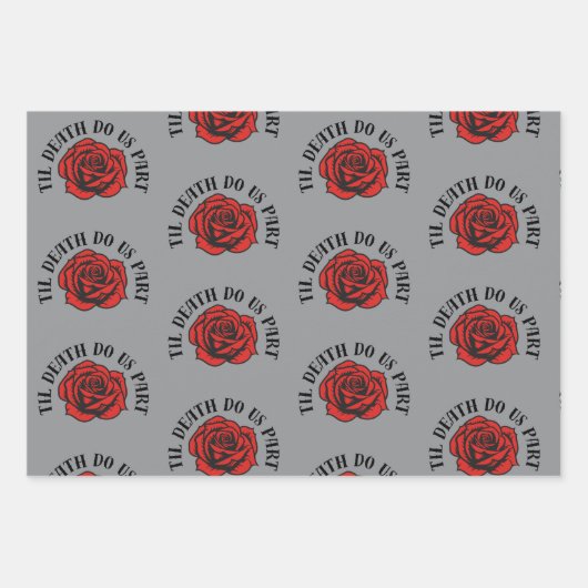 Gothic Til Death doen ons deel inpakpapier Vel (Voorkant)