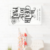 Gothic Till Death Do us Part Bruiloft Banner (Insitu)