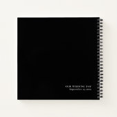 Gothic Till Death Do us part bruiloft gastenboek Notitieboek (Achterkant)