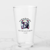 Gothic Till Death Do Us Part Een Skeleton-bruiloft Glas (Voorkant)