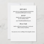 Gothic Till Death Do Us Part Een Skeleton-bruiloft Kaart (Achterkant)