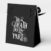 Gothic Till Death Do us part Names Thank You Black Bedankdoosjes (Achterkant)