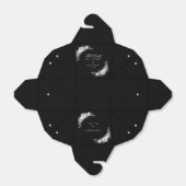 Gothic Till Death Do us Party Zwart Bloemen Bruilo Bedankdoosjes (Uitgevouwen)