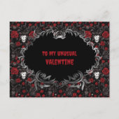 Gothic To my unusual Valentine Briefkaart (Voorkant)